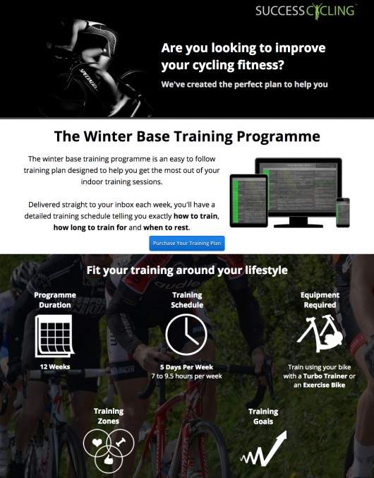 Cycling Winter Base Training Plan